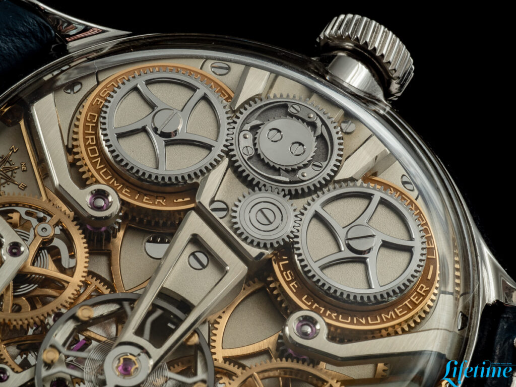 LEDERER Triple Certified Observatory Chronometer barrels and winding