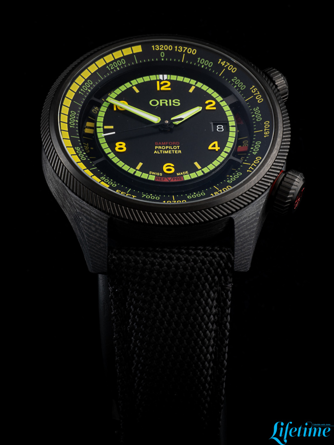 Oris x Bamford ProPilot Altimeter 'Mission Control'