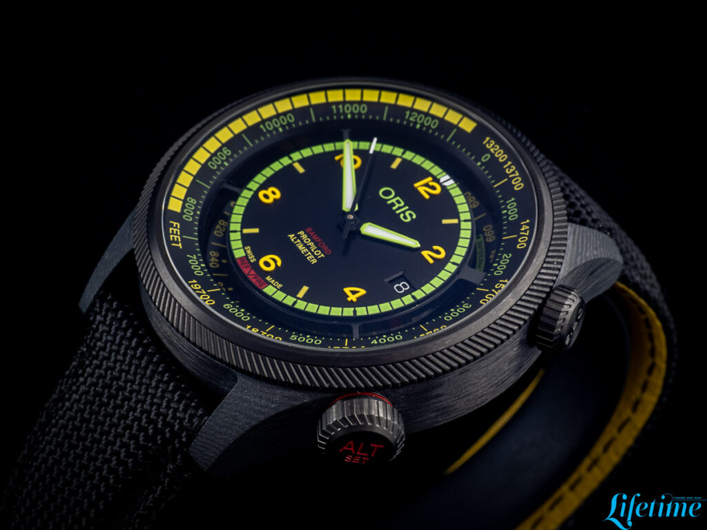 Oris x Bamford ProPilot Altimeter 'Mission Control'
