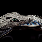 Cartier Métiers d’Art Crocodile Jewelry Watch, on the wrist