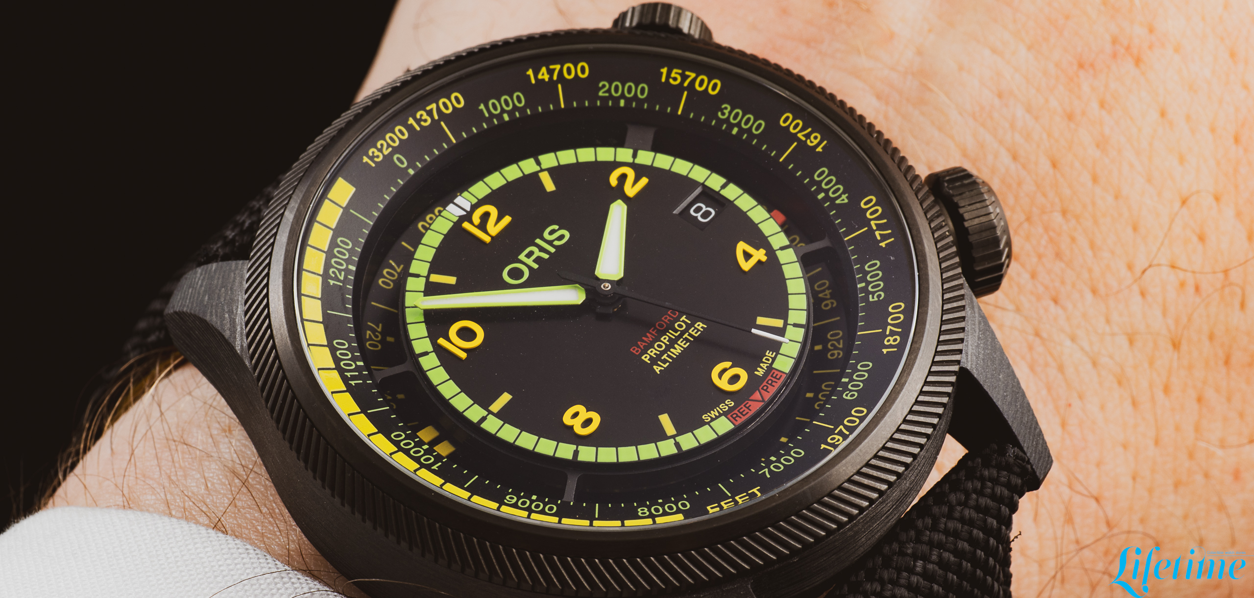 Oris x Bamford ProPilot Altimeter 'Mission Control'